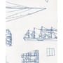 Whitewood Sail Cotton Percale 3-Piece Sheet Set, Twin XL