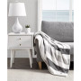 Awning Stripe Ultra Soft Plush Reversible Throw, 60" X 50"