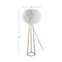 Stork 52" Feather Led Floor Lamp