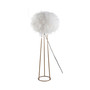 Stork 52" Feather Led Floor Lamp