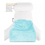Reading Backrest Pillow Cover and Detachable Neck Roll Pillow Cover Set, Extra Large