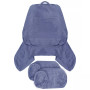 Reading Backrest Pillow Cover and Detachable Neck Roll Pillow Cover Set, Extra Large