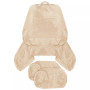 Reading Backrest Pillow Cover and Detachable Neck Roll Pillow Cover Set, Extra Large