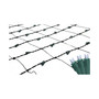 4' x 6' Pure White LED Wide Angle Christmas Net Lights - Green Wire