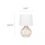 Geometrically Wired Table Lamp