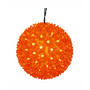 10" Starlight Sphere Christmas Ornament with 150 Orange Wide Angle LED Lights