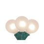 Frosted G Globe Christmas Light Set