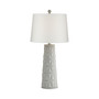 Pacific Coast Geo Pattern Cement Table Lamp