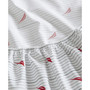 Audley Stripe Cotton Percale 3-Piece Sheet Set, Twin