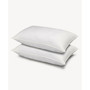100% Cotton Dobby-Box Shell Firm Density Side/Back Sleeper Down Alternative Pillow, Standard - Set of 2