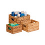 3-Piece Nesting Water Hyacinth Basket Set