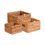 3-Piece Nesting Water Hyacinth Basket Set