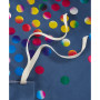 Janie Rainbow Iridescent Metallic Dot 3-Piece Duvet Cover Set, Twin/Twin XL