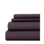 Expressed In Embossed by The Home Collection Striped 4 Piece Bed Sheet Set, Full