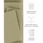 Expressed In Embossed by The Home Collection Striped 4 Piece Bed Sheet Set, Full