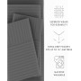 Expressed In Embossed by The Home Collection Striped 4 Piece Bed Sheet Set, Full
