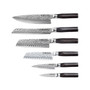 Damashiro Emperor Shi Knife Block Set, 7 Piece