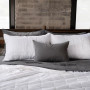French Linen Box Stitch Quilt - Full/Queen