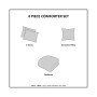 Felicia Velvet 4-Pc. Comforter Set, King/California King
