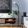 Vista LED 3-in-1 Gooseneck Floor and Desk Lamp with Remote Control