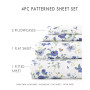 The Farmhouse Chic Premium Ultra Soft Pattern 3 Piece Sheet Set by Home Collection - Twin