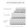 The Farmhouse Chic Premium Ultra Soft Pattern 3 Piece Sheet Set by Home Collection - Twin