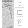 The Farmhouse Chic Premium Ultra Soft Pattern 3 Piece Sheet Set by Home Collection - Twin