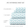 The Farmhouse Chic Premium Ultra Soft Pattern 3 Piece Sheet Set by Home Collection - Twin