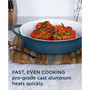 Cast Aluminum 4 Quart Braiser with Lid