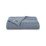 Chevron Stripe Yarn Dye Cotton Blanket, Twin