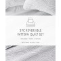 All Season 2 Piece Scallop Reversible Quilt Set, Twin/Twin XL