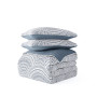 All Season 2 Piece Scallop Reversible Quilt Set, Twin/Twin XL