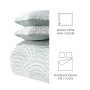 All Season 2 Piece Scallop Reversible Quilt Set, Twin/Twin XL