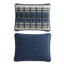 Marina Cove Cotton Reversible 3 Piece Quilt Set, Twin