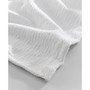 Ripple Cove White Cotton Blanket, Twin