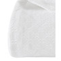 Ripple Cove White Cotton Blanket, Twin