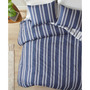 Cobi Striped Reversible Duvet Cover Set, Twin/Twin XL