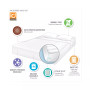 Printed Microfiber 3 Piece Sheet Set, Twin