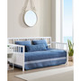 Coveside Blue Cotton Reversible 4-Piece Daybed Bonus Set