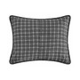 Fleetville Grey Cotton Reversible 2 Piece Quilt Set, Twin