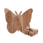 5 Piece  Butterfly Serving Set, Coasters and Cutting board