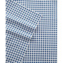 Gingham Plaid Cotton Percale 4 Piece Sheet Set, Full