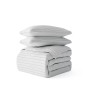 All Season 2 Piece Stripe Stitch Quilt Set, Twin/Twin XL