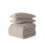 All Season 2 Piece Stripe Stitch Quilt Set, Twin/Twin XL