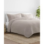 All Season 2 Piece Stripe Stitch Quilt Set, Twin/Twin XL