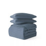 All Season 2 Piece Stripe Stitch Quilt Set, Twin/Twin XL