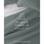 All Season 2 Piece Stripe Stitch Quilt Set, Twin/Twin XL