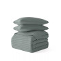All Season 2 Piece Stripe Stitch Quilt Set, Twin/Twin XL