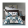 Alpine Chevron Stripe 3-Pc. Duvet Cover Set, Full/Queen