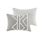Hayes Chenille 3-Piece Cotton Duvet Cover Set, Full/Queen